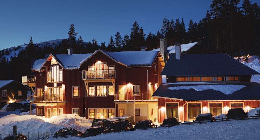 Villa Björnrike i vinterskrud